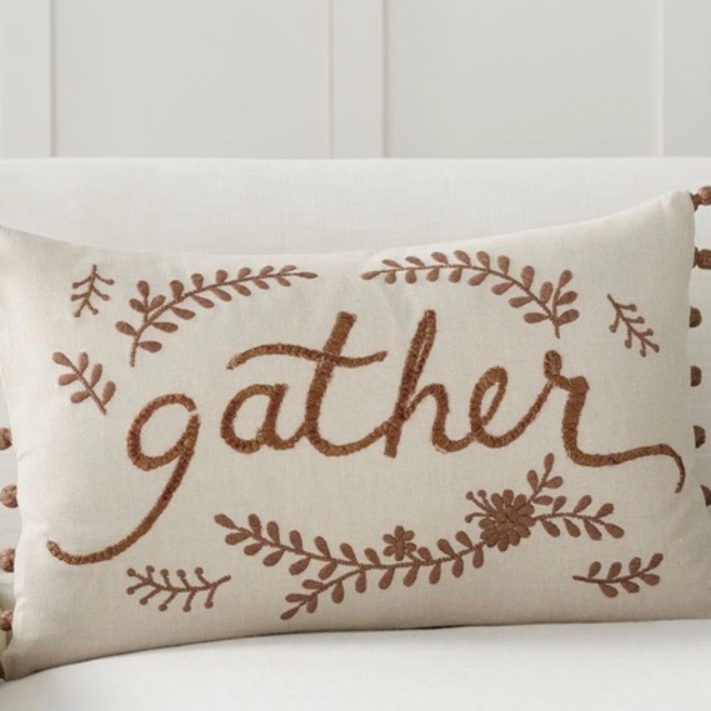 Pottery Barn GATHER Pillow Cover, NWT